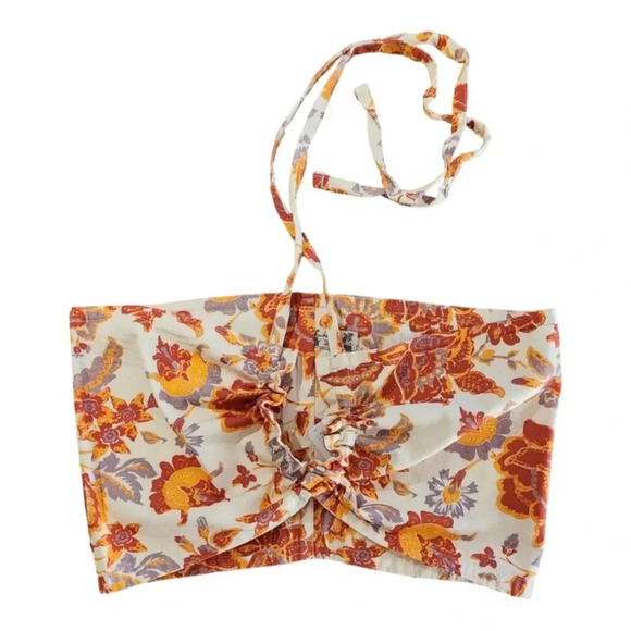 NWT $78 Free People Summer of Love Convertible Bandeau M 🙌🏻✨⏰💭🤝⌛️ - Picture 9 of 16